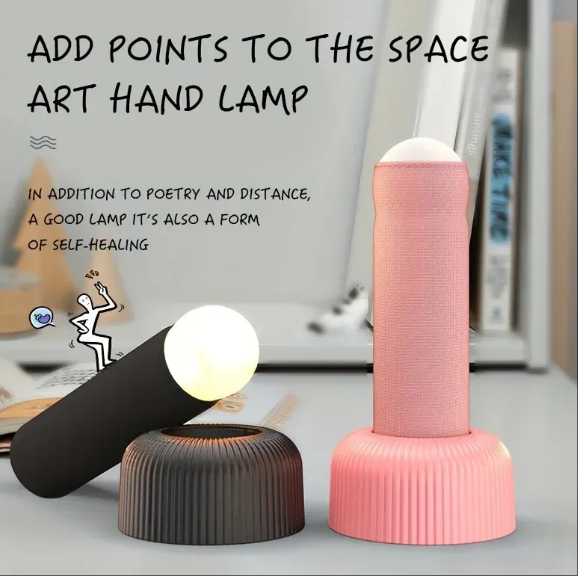 Charging hand-pulled night light bedroom bedside sleep light atmosphere light desktop funny creative birthday gift