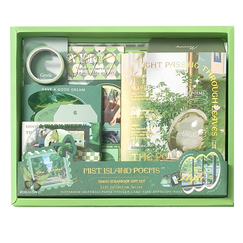 Retro planner book sticker sticky note planner material set