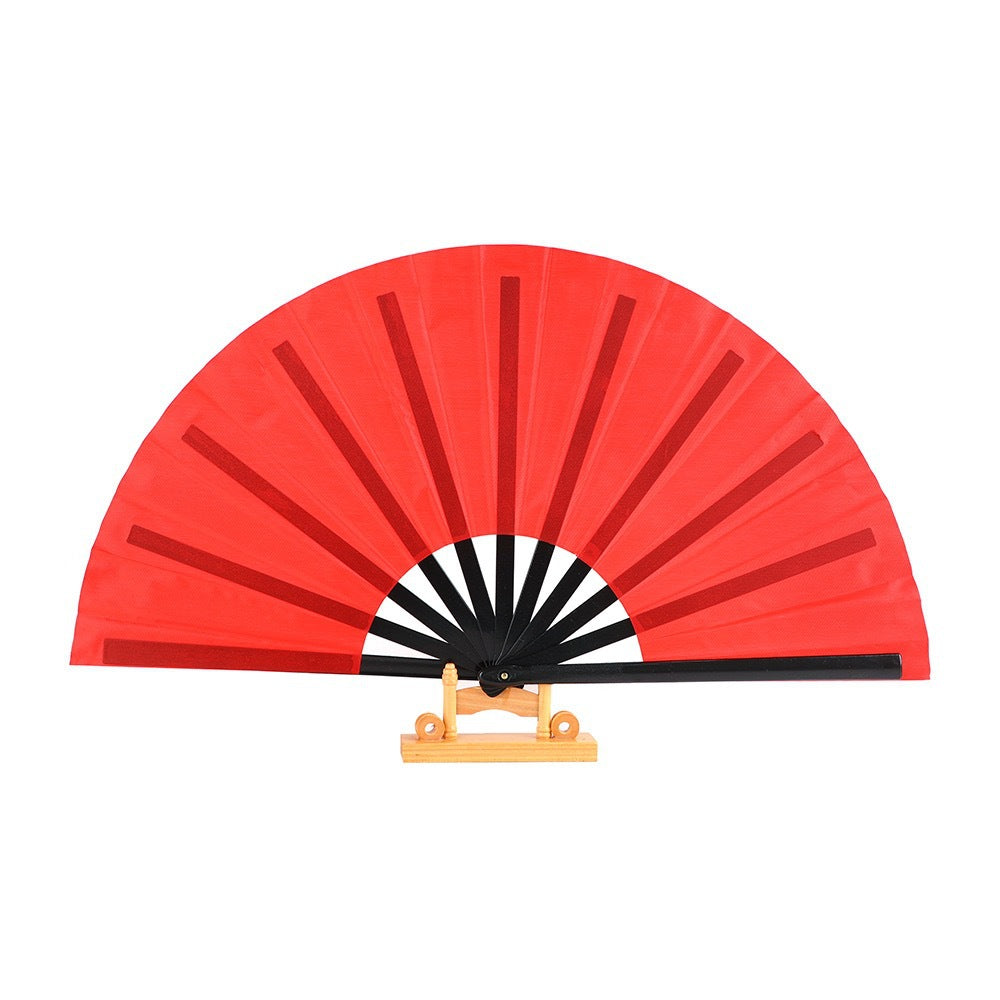 Colorful Pattern Kung Fu Fan