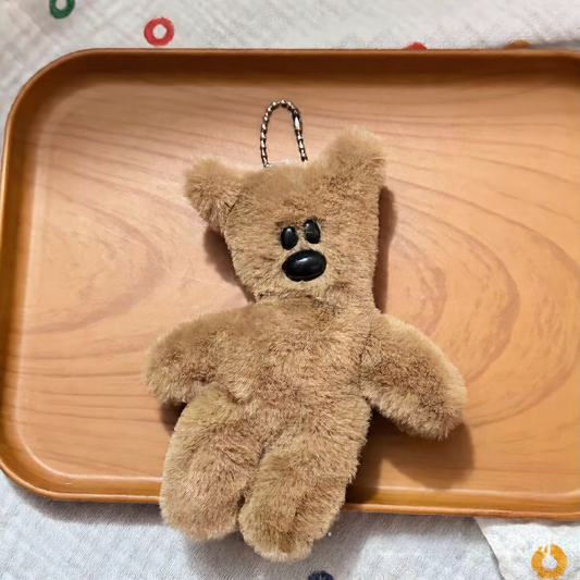 Cute little bear plush toy accessories