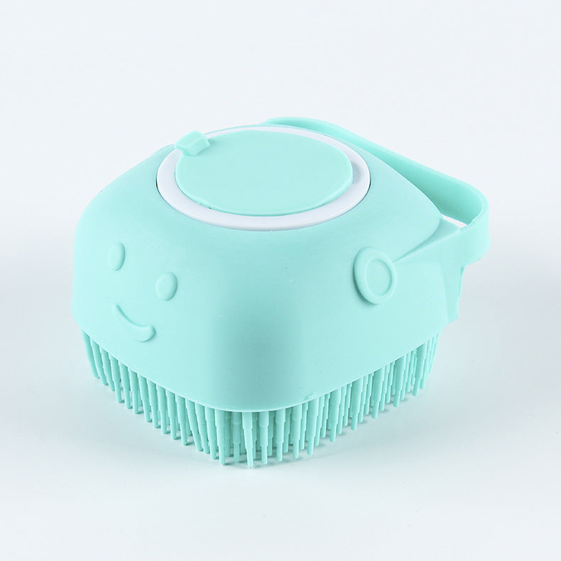 Pet silicone bath brush