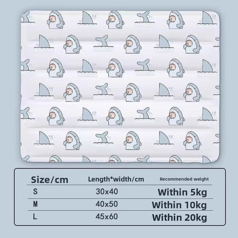 Pet Ice Mat Cats Summer Cool Nest Summer Prevention Ice Bed Dog Kennel Sleeping Nest Mat Summer Cooling Sleeping Mat