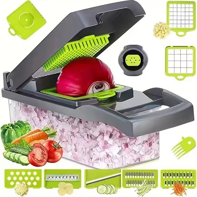 vegetable cutting artifact multi-function grater dicer potato chips onion kit vegetable chopper