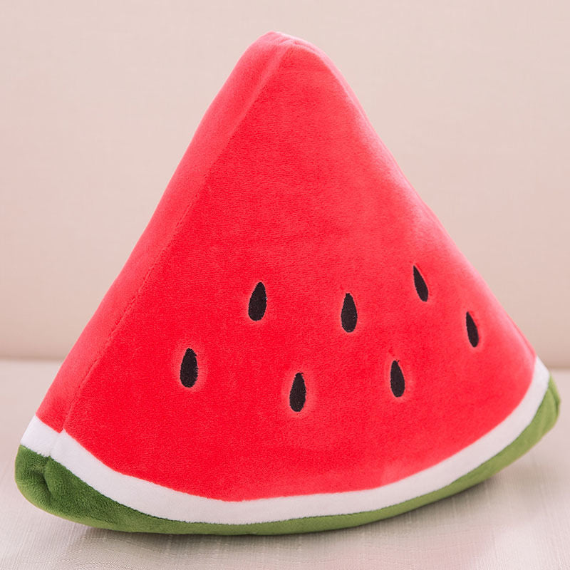 Watermelon plush toy throw pillow