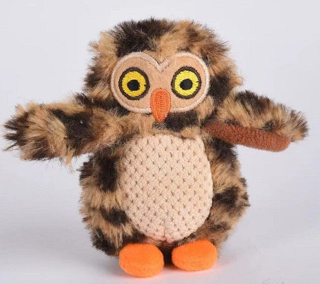 Pet toy supplies: Squeaky Tree Hole Panda Plush toy