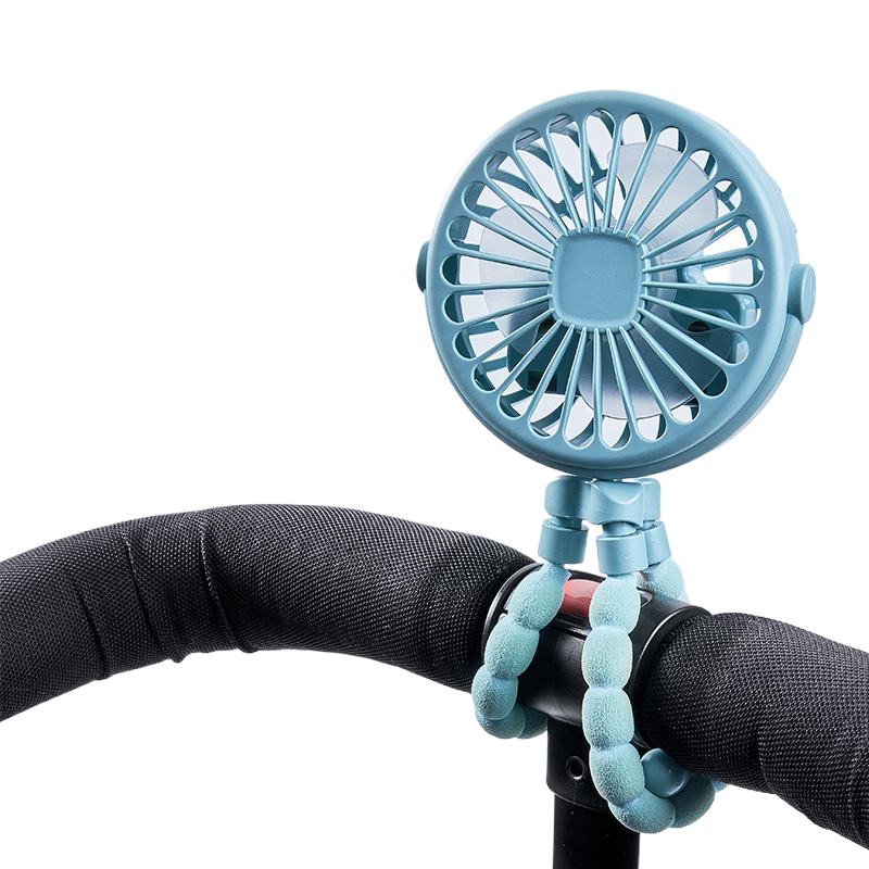 Multi-function Clip Fan Dormitory Portable Wall-hanging Circulating Small Fan USB Lighting Desktop Fan