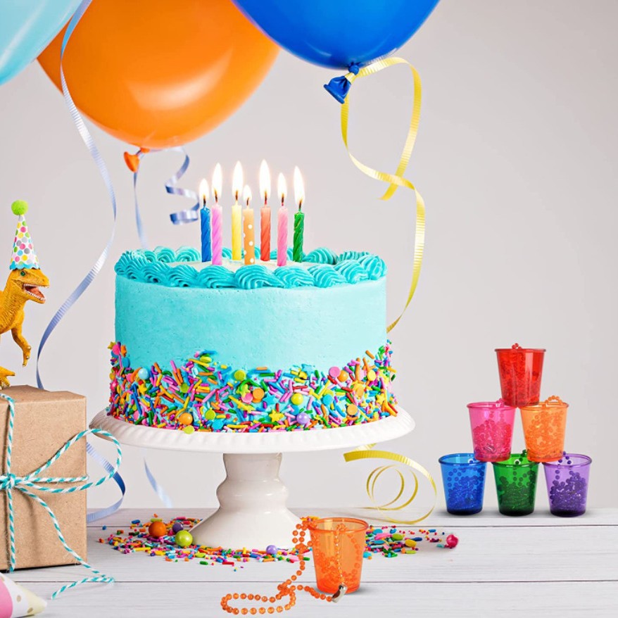 six-color plastic transparent bead chain