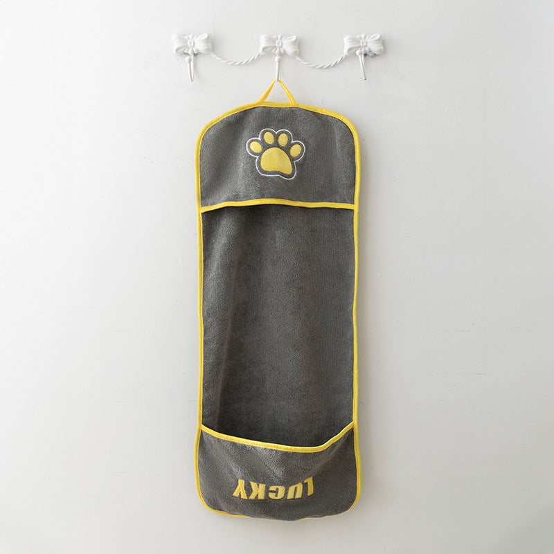 Super absorbent and quick-drying bath towel for pets