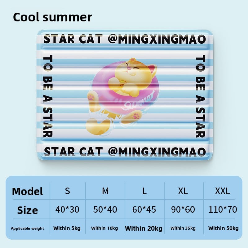 Pet Ice Mat Cats Summer Cool Nest Summer Prevention Ice Bed Dog Kennel Sleeping Nest Mat Summer Cooling Sleeping Mat
