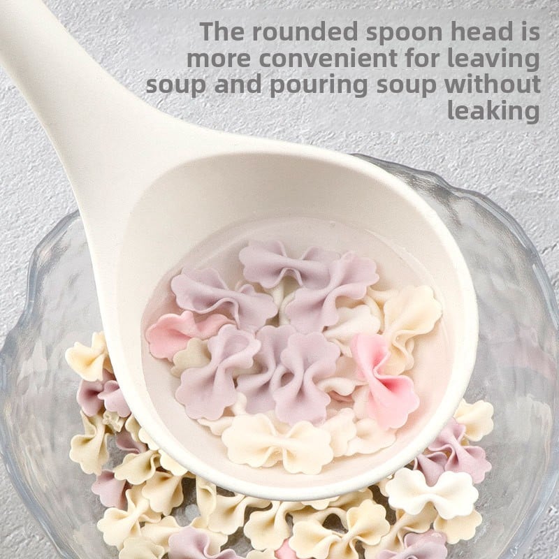 Wooden Handle Silicone Spatula and Spoon Set, Home Kitchen Tools