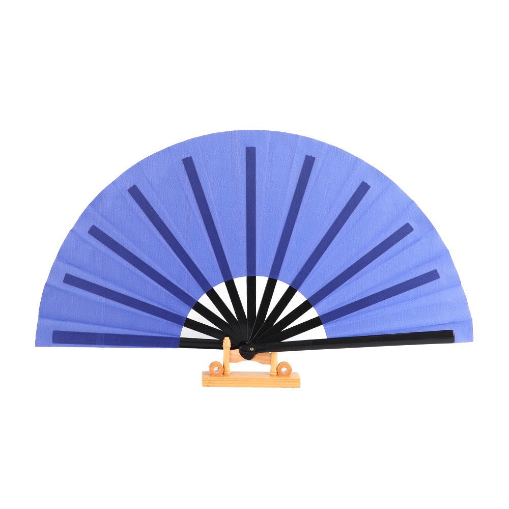 Colorful Pattern Kung Fu Fan