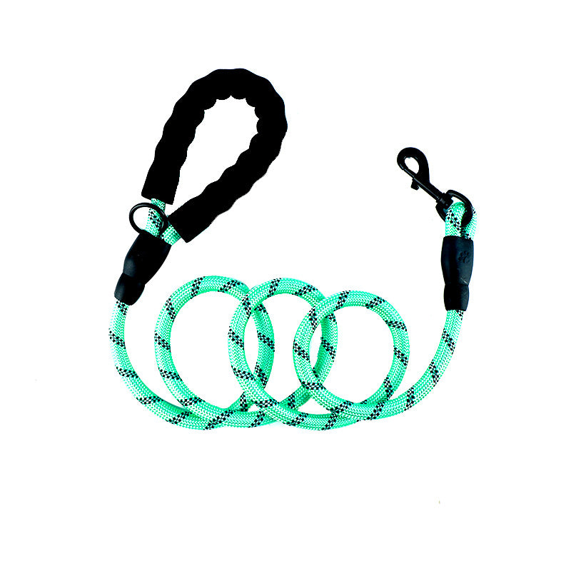 Dog Rope Pet Products Traction Rope Reflective Nylon Round Rope Dog Walking Rope Dog Traction Dog Chain