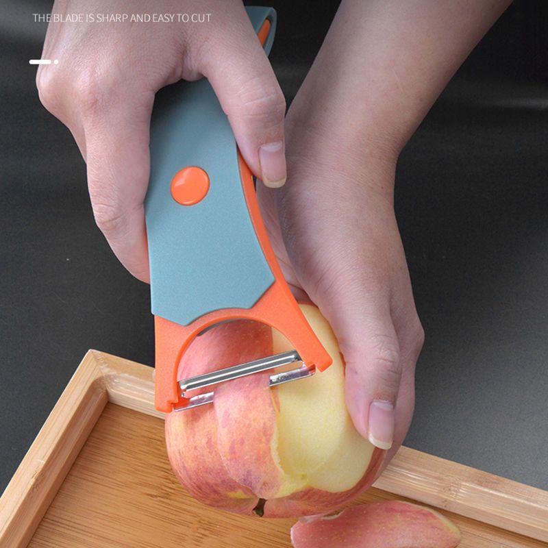 Household Kitchen Gadgets Multifunctional Stainless Steel Plastic Peeler