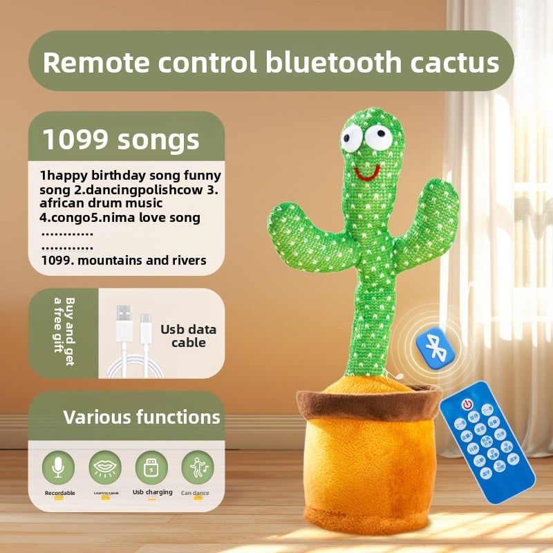 Talking Dancing Cactus Toy for Babies (0?1 Years)