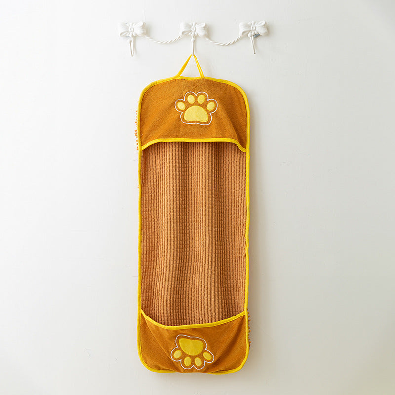 Super absorbent and quick-drying bath towel for pets