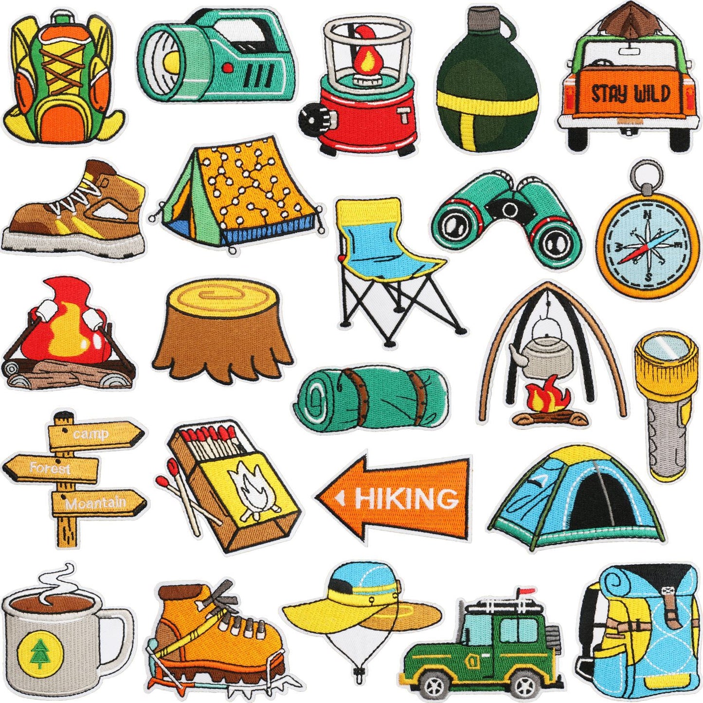 Clothing decoration with embroidered patches