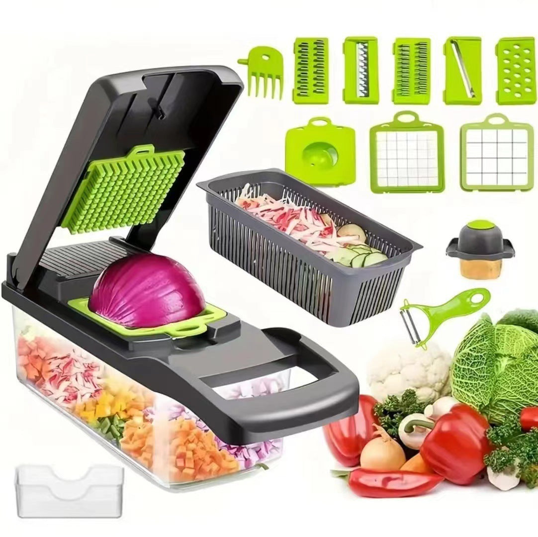 vegetable cutting artifact multi-function grater dicer potato chips onion kit vegetable chopper