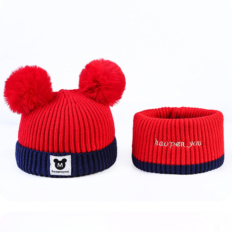 Autumn and winter baby hat