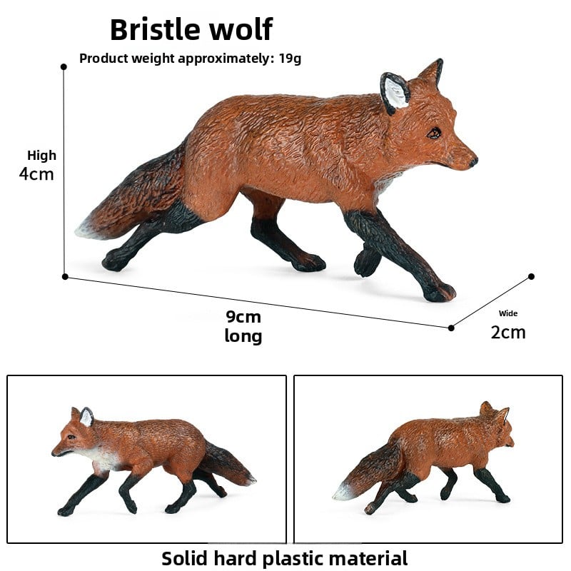 Solid Simulation Wild Wolf Animal Model for Kids Educational Toy