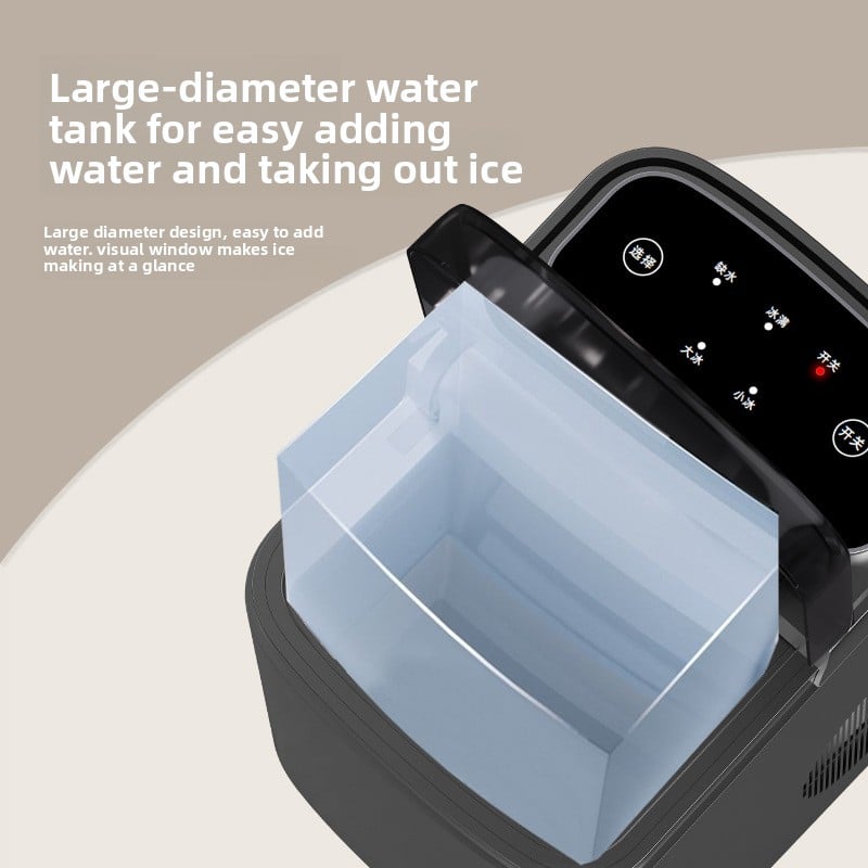 ice machine small home dormitory students intelligent mini outdoor automatic bullet round ice machine