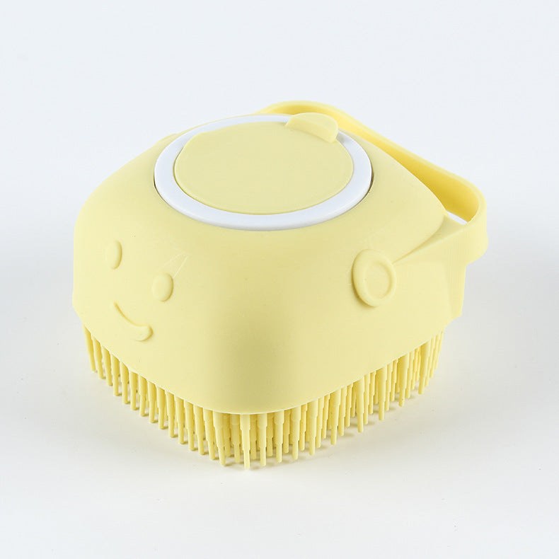 Pet silicone bath brush