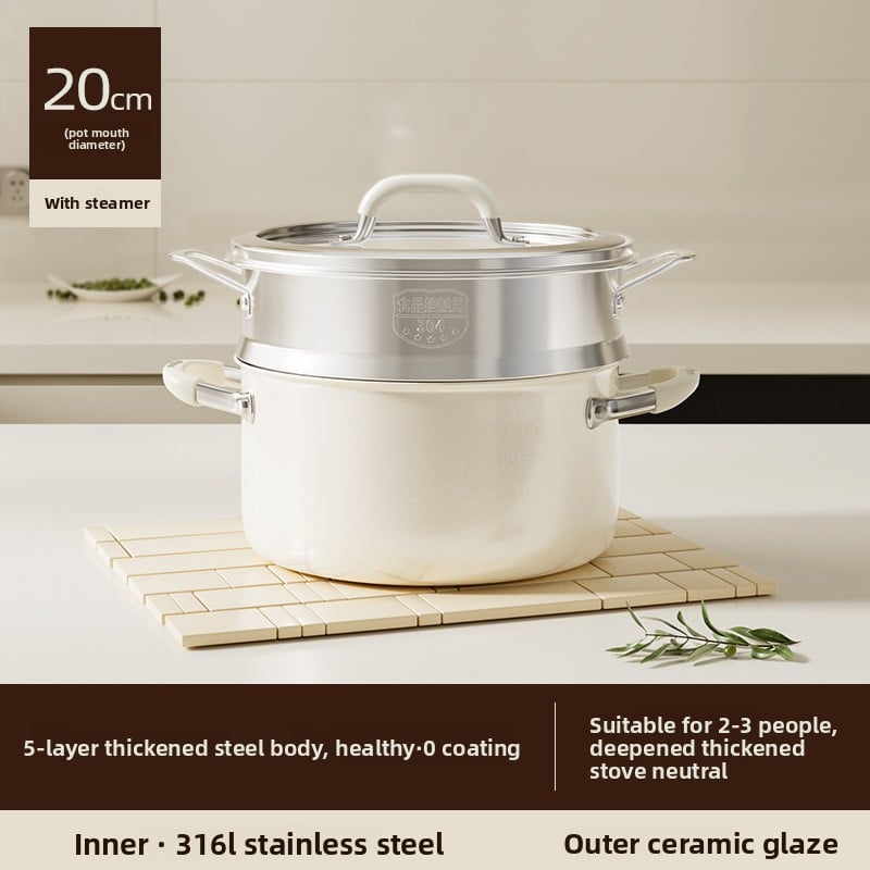 Stainless Steel Soup Pot