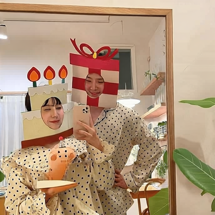 creative funny party holiday photo decoration props headband non-woven birthday commemorative decorative mask