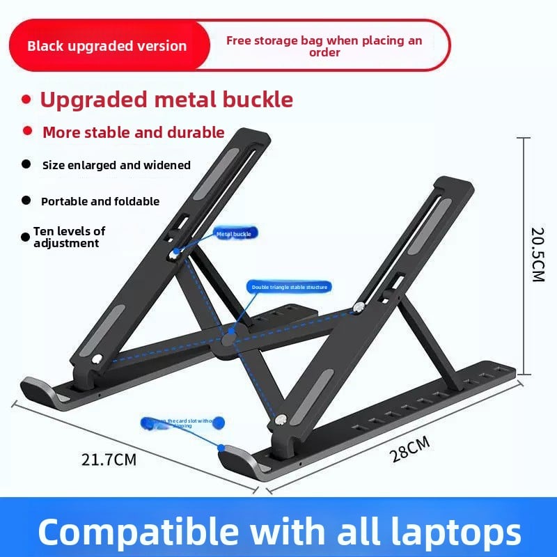Aluminum alloy laptop computer stand