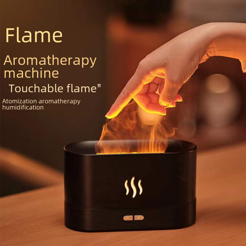 USB flame Atmosphere Lamp Humidification Aromatherapy