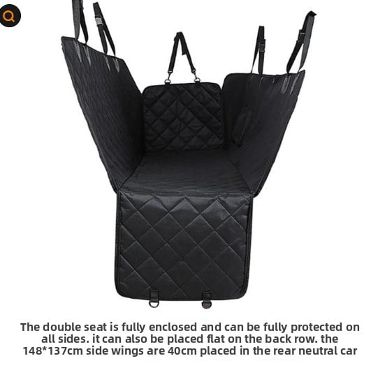 Pet car seat pad is waterproof and dirt-resistant.