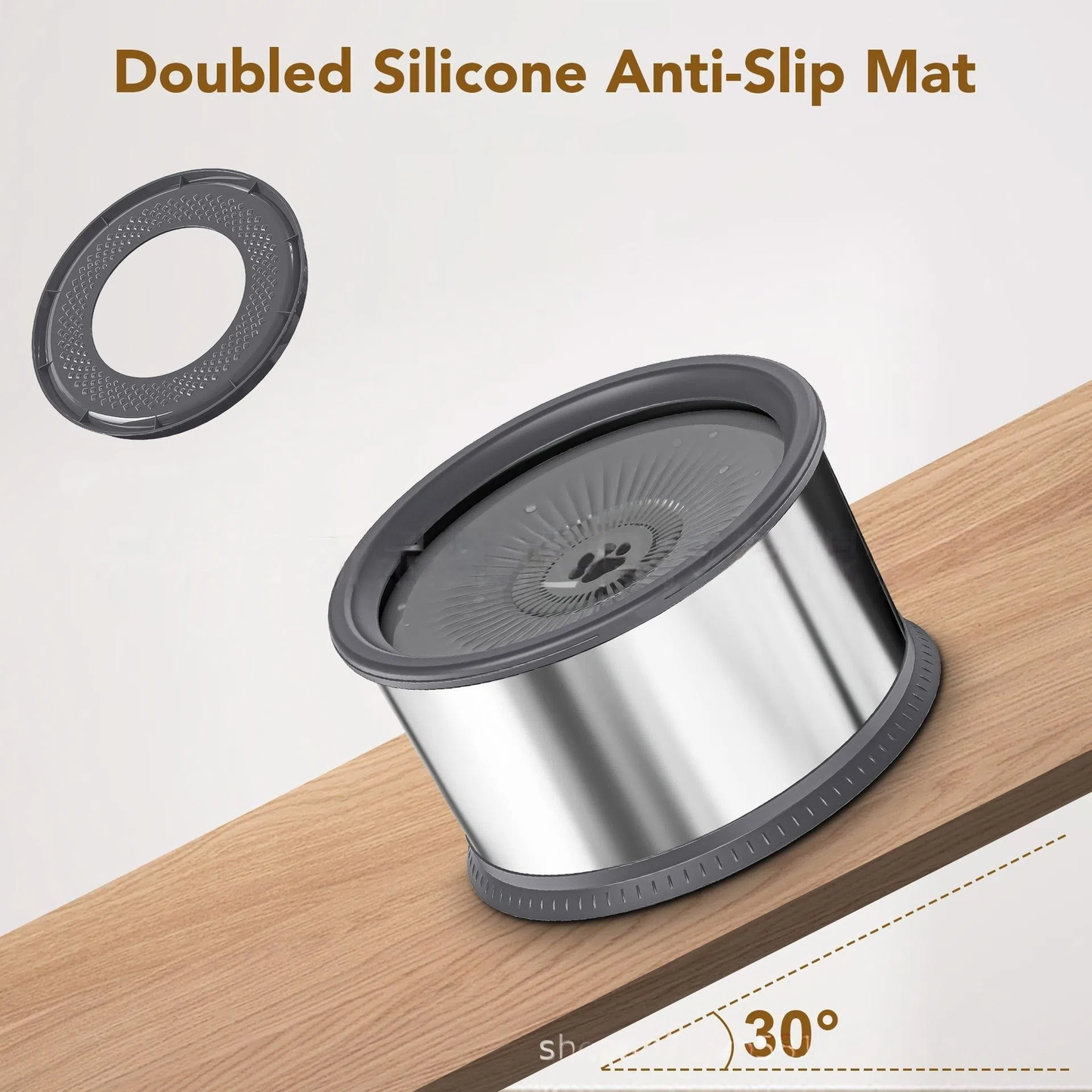 Stainless steel pet floating Bowl