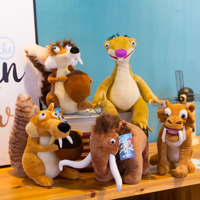 Cartoon and anime plush toys