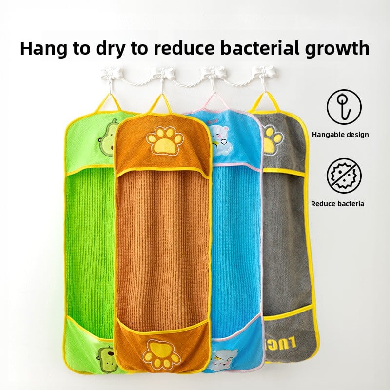 Super absorbent and quick-drying bath towel for pets