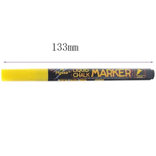 Cross-border spot erasable whiteboard pen water-based dust-free logo-free white black liquid chalk