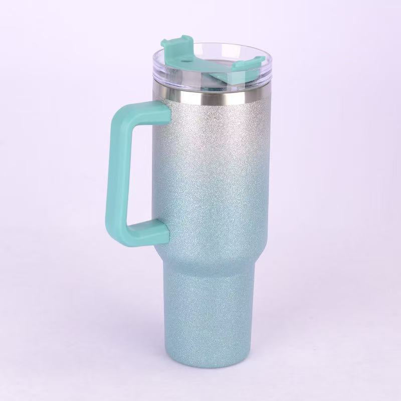 Thermal straw water bottle