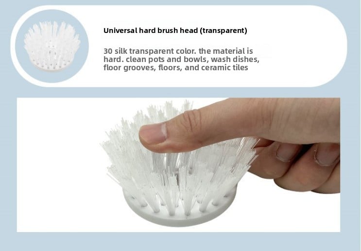 Special brush head for dishwashing brushes