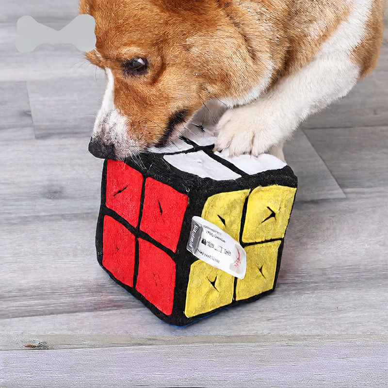Pet dog magic cube scenting toy