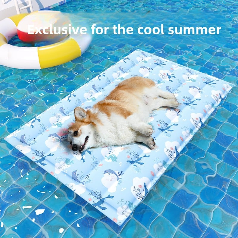 Pet Ice Mat Cats Summer Cool Nest Summer Prevention Ice Bed Dog Kennel Sleeping Nest Mat Summer Cooling Sleeping Mat