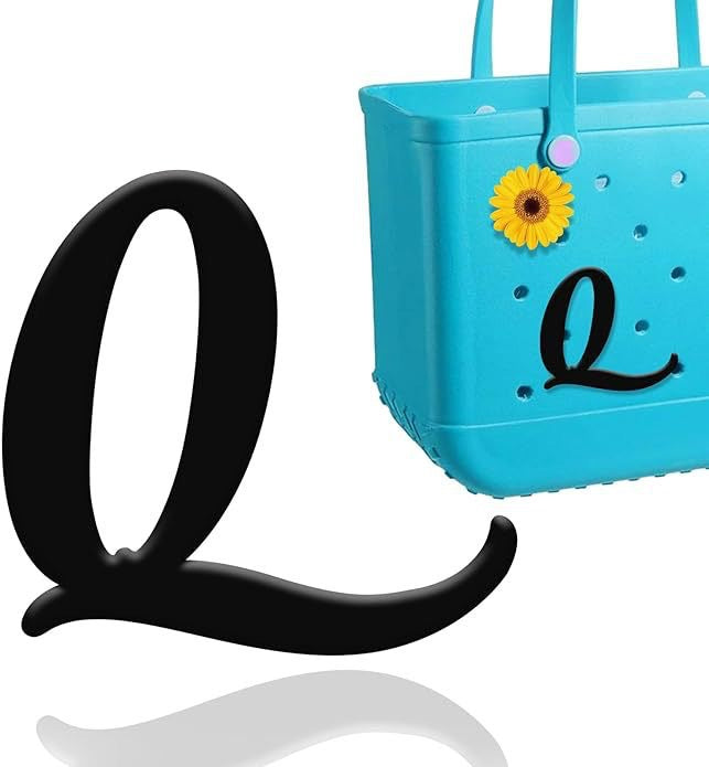 26-piece beach bag with letter accessories