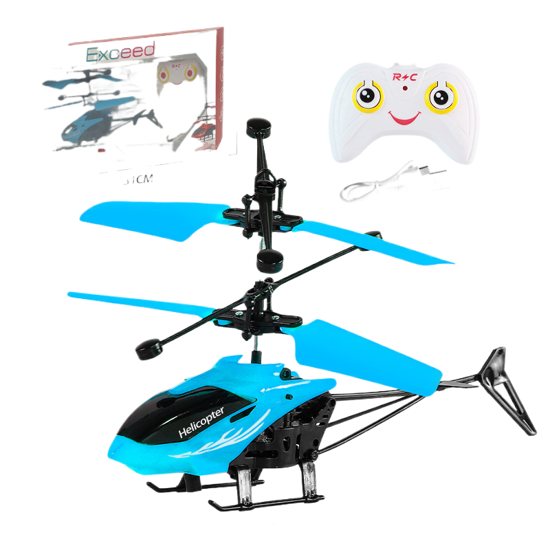 Remote controlled airplane helicopter rechargeable children's toy