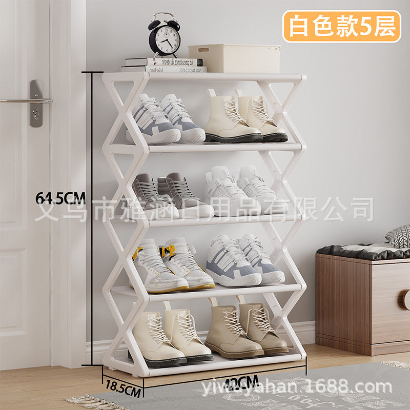 Hot Sale X-type Simple Dust-proof Shoe Rack