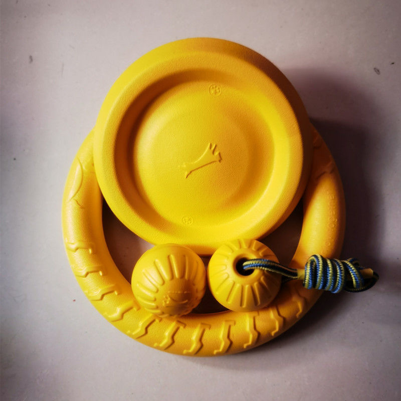 Dog training toy balls, frisbees, border Collies, Golden Retrievers, and medium to large-sized dogs