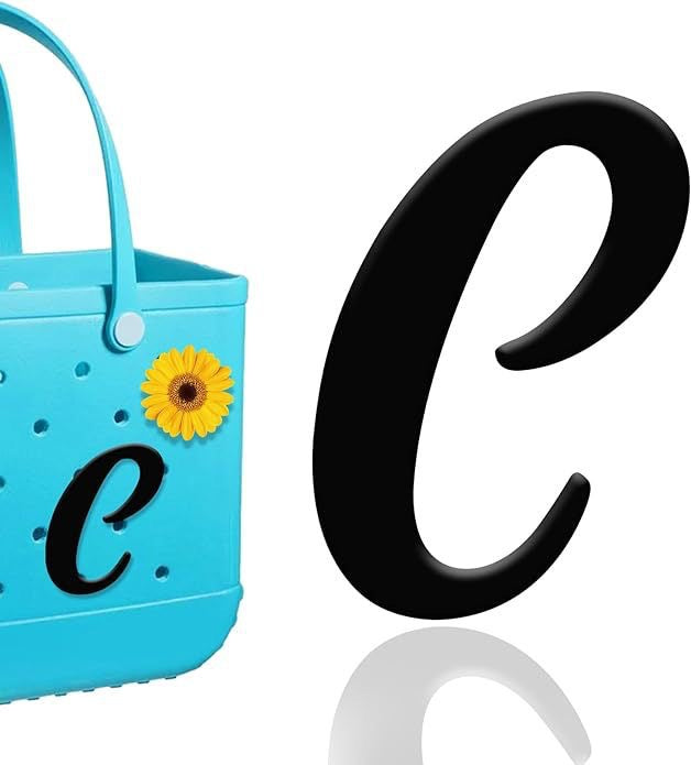 26-piece beach bag with letter accessories