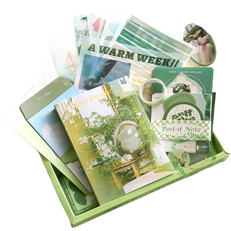 Retro planner book sticker sticky note planner material set