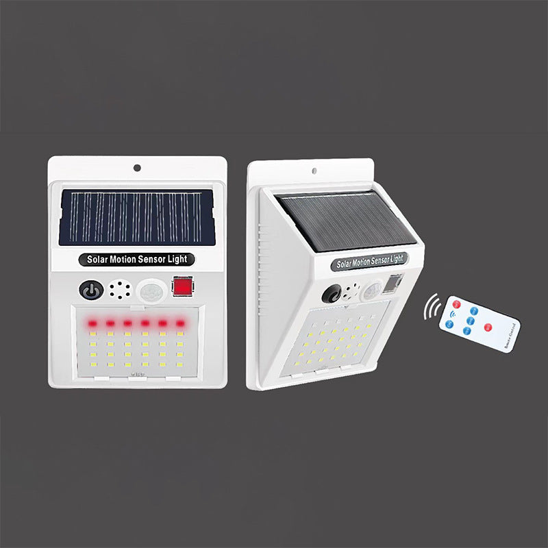 Solar Powered Remote Control Alarm Light with Body Sensor
