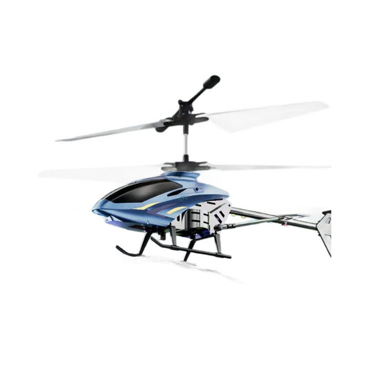 Alloy remote-controlled helicopter, shockproof and anti-collision aircraft with light toy