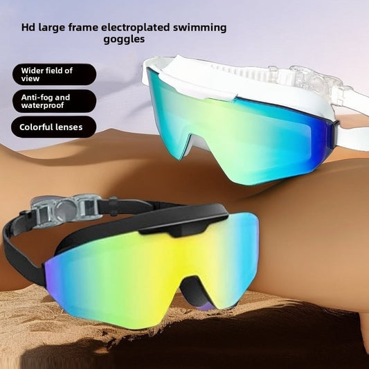 High-definition waterproof and anti-fog swimming goggles for adults