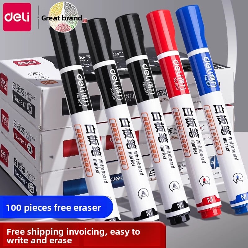 The large tip of the water-based marker pen can be refilled with ink