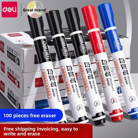 The large tip of the water-based marker pen can be refilled with ink