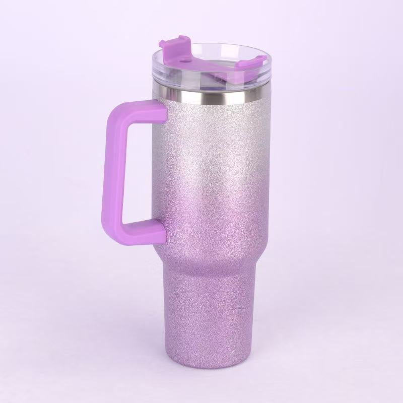 Thermal straw water bottle